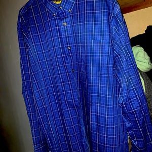 Cables button down long sleeve shirt